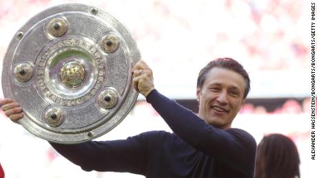 Niko Kovac during happier times as manager of Bayern Munich.
