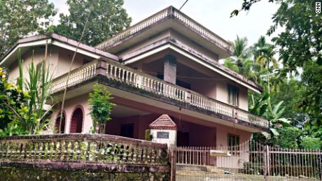 The exterior of Jolly Joseph&#39;s house in Koodathai.