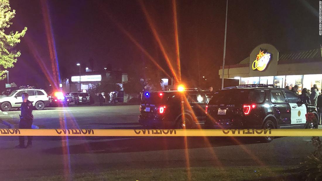 1 dead, 2 injured, suspect still at large after shooting at Church's ...