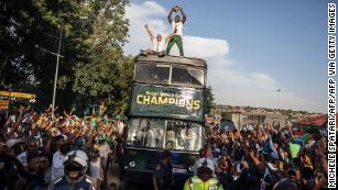 Springboks&#39; victory parade brings joy across South Africa