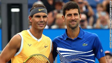 Rafael Nadal will have to wait until September to defend his French Open title but, as things stand, Novak Djokovic will be able to defend his Wimbledon.