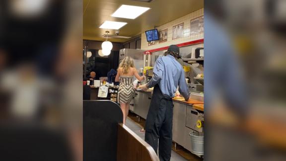 When a Waffle House was short on staff, customers jumped behind the ...