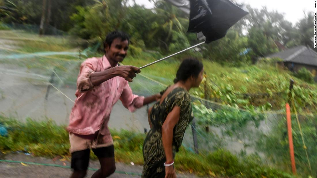 Half a million people evacuated as cyclone nears Bangladesh and eastern India