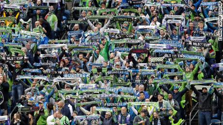 Sounders fans jumped so much that their celebrations were detected on seismographs.