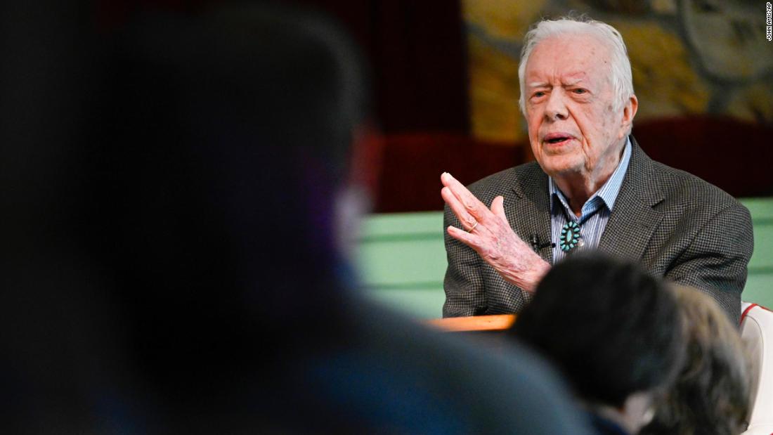 Jimmy Carter recovering in hospital after surgery to relieve pressure on his brain