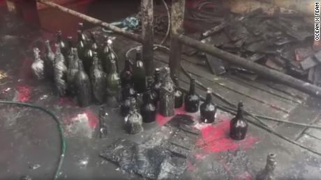 Treasure hunters salvaged liquor from a 102-year-old WWI shipwreck, but haven&#39;t tasted a drop
