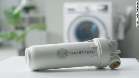 PlanetCare makes a washing machine filter to help keep microfibers from entering the environment.