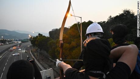 Student protesters fortify campus occupations as Hong Kong braces for more violence