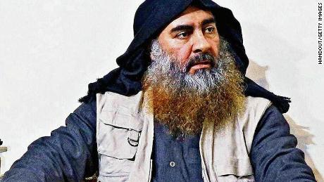 ISIS leader Abu Bakr al-Baghdadi is seen in an undated handout image provided by the US Department of Defense.