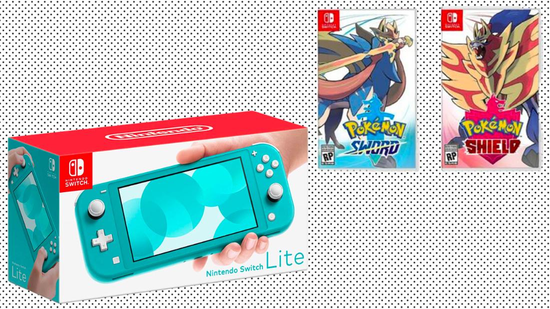 nintendo switch lite pokemon sword