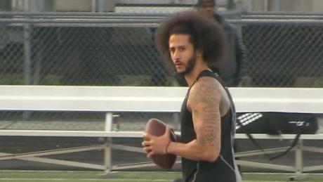 The NFL says it&#39;s disappointed after Colin Kaepernick made a last-minute workout change 