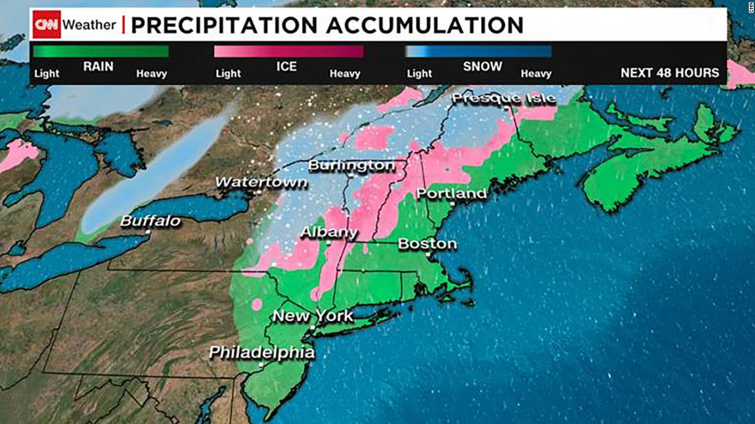 Northeast weather Winter weather advisories issued for 9 states CNN