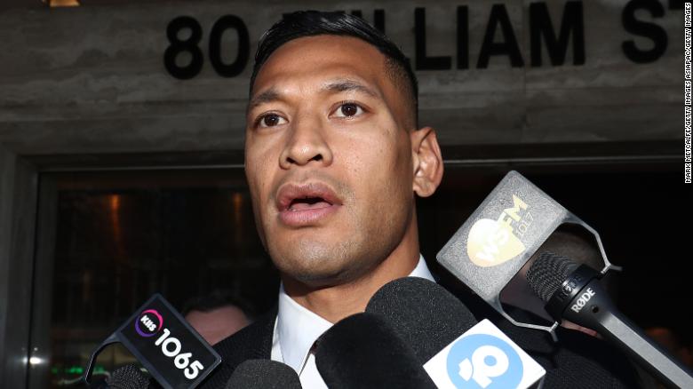 Rugby club slammed for signing controversial star Israel Folau