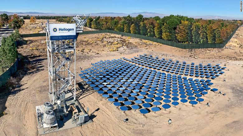 Heliogen, backed by Bill Gates, has achieved a breakthrough that could allow cement makers to transition away from fossil fuels. The company uses artifical intelligence and an array of mirrors to create vast amounts of heat, essentially harnessing the power of the sun.