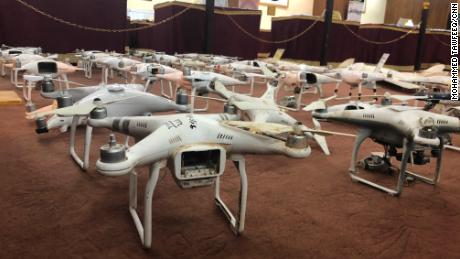 ISIS made its own fleets of drones to use in attacks.