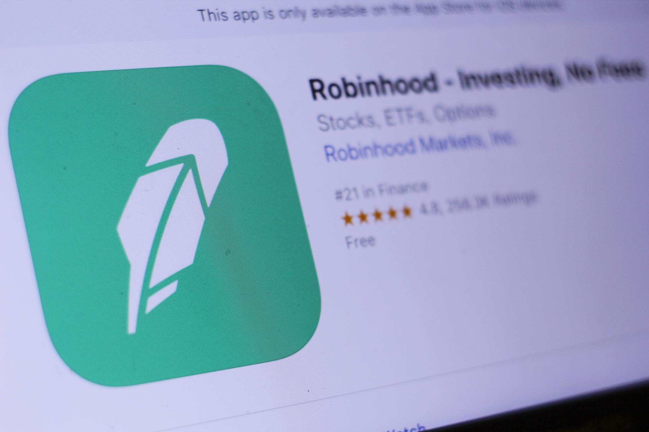 robinhood app down