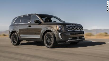 The Kia Telluride stands up well against more expensive luxury SUVs, MotorTrend said.