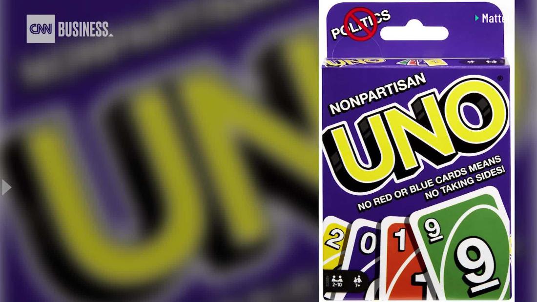 Uno removes red and blue cards to keep Thanksgiving 'politics-free
