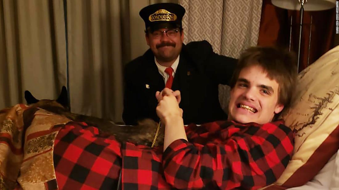 A teen with autism had a magical 'Polar Express' experience, even though he was too excited to ride the train