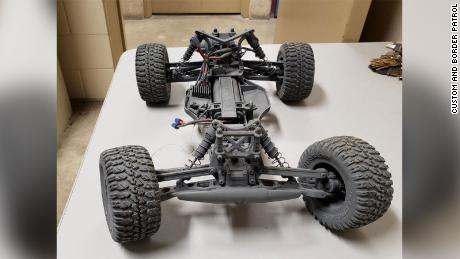 A 16-year-old was arrested for using a remote-controlled car to smuggle drugs across the border, officials say