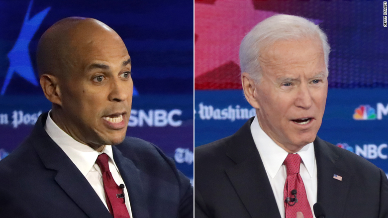 Booker: I thought Biden was high when he said that