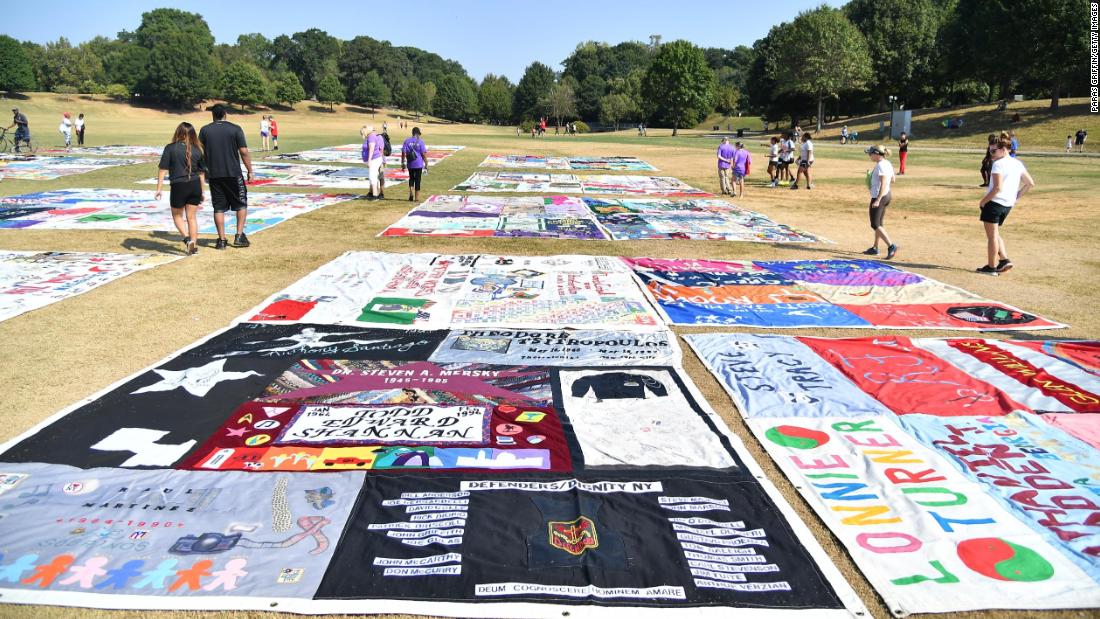 The AIDS Memorial Quilt will head home to San Francisco, 32 years later - CNN thumbnail