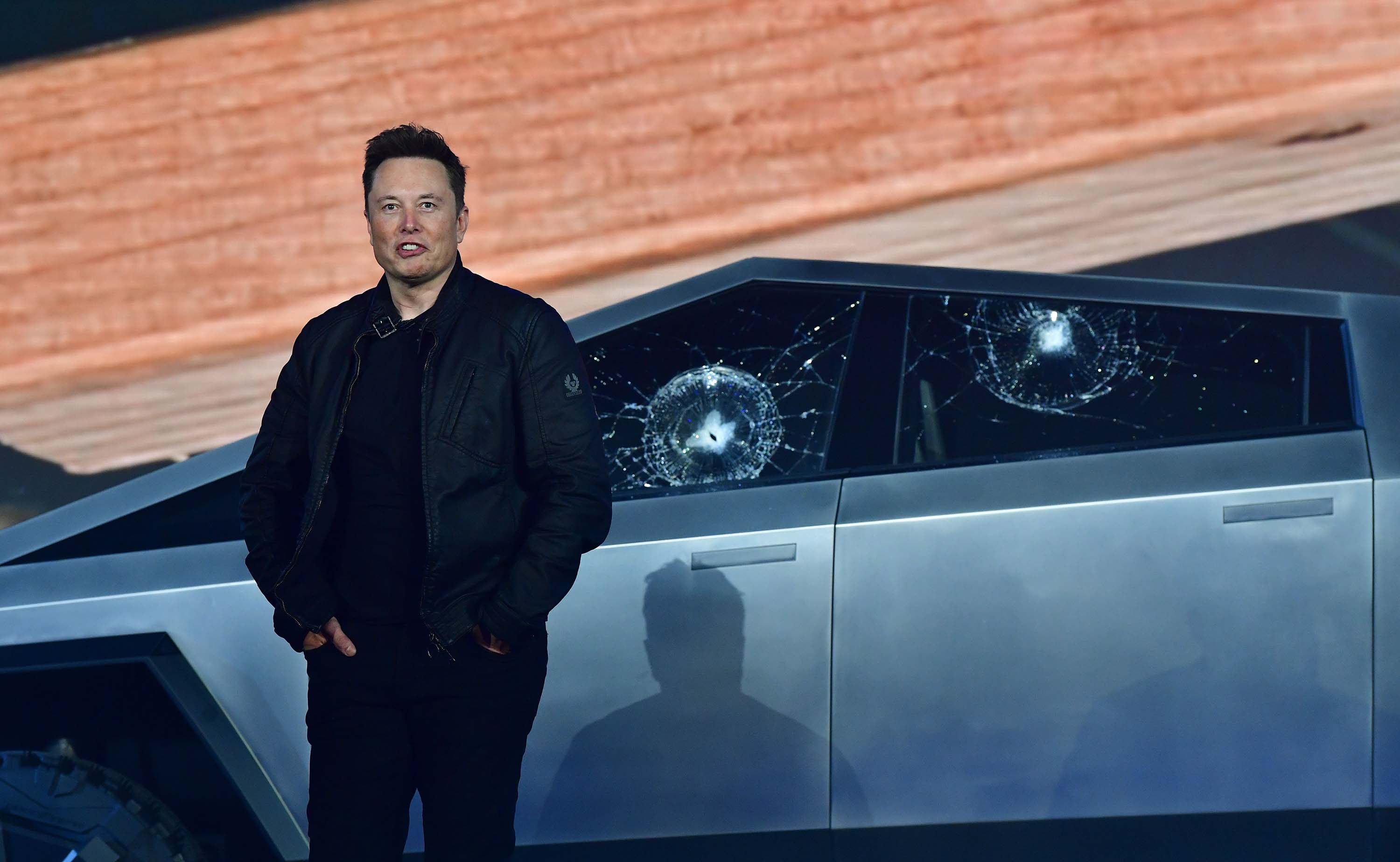 Tesla Cybertruck Elon Musk Unveils New Electric Pickup That S Literally Bulletproof