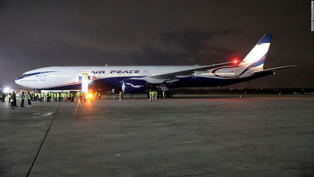 Nigerians arrive on an Air Peace jet in September in Lagos after evacuating South Africa amid xenophobic attacks on foreign nationals.