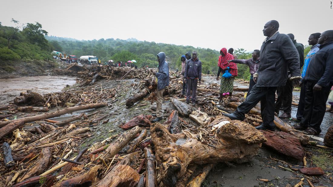 Image result for In Kenya, 60 people, including seven children, were killed in a landslide caused by heavy rains.