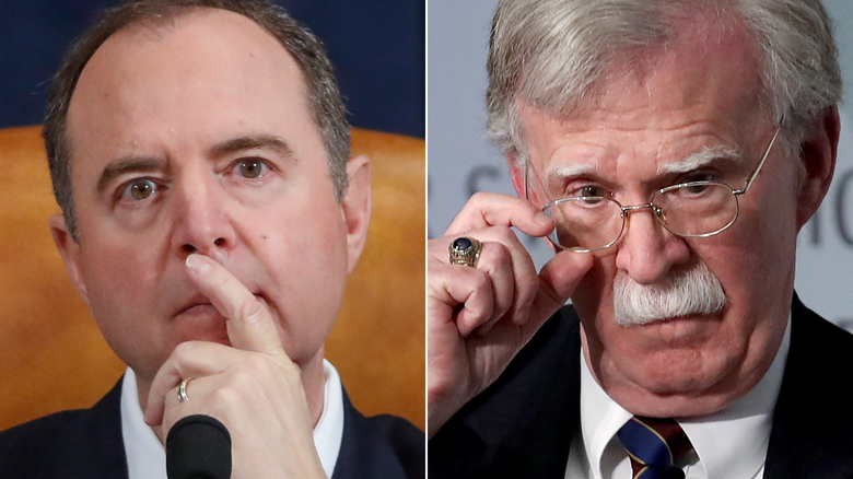 'Quite the charade': Schiff responds to Bolton's accusation