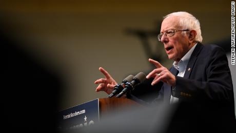 DES MOINES, IA - NOVEMBER 09: Democratic Presidential candidate Bernie Sanders (I-VT) speaks during the Climate Crisis Summit at Drake University on November 9, 2019 in Des Moines, Iowa. Sanders spoke about the current state of climate change in relation to U.S. policy. (Photo by Stephen Maturen/Getty Images)