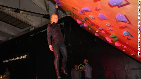 Rock climber Emily Harrington attends The North Face event celebrating the company&#39;s 50th anniversary.