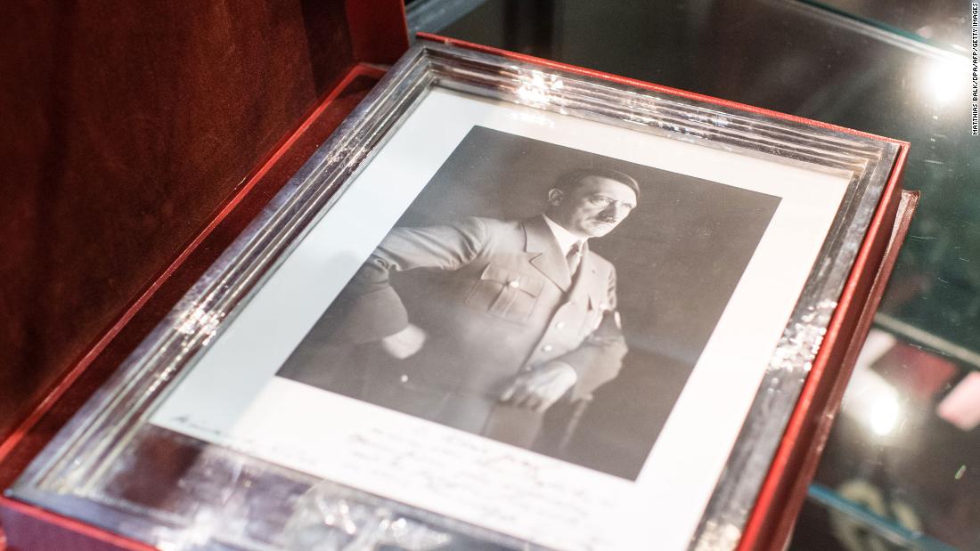 A wealthy businessman bought up Hitler memorabilia then handed it over ...