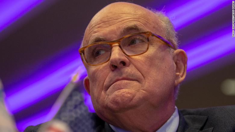 Rudy Giuliani gives shifting answers on seeking information from Ukrainian oligarch