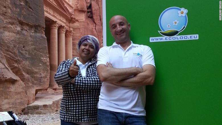 EcoLoo co-founders Zuraina Zaharin and Imad Agi.