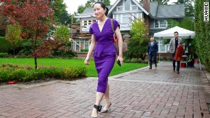 Huawei Chief Financial Officer, Meng Wanzhou, leaves her Vancouver home to appear in British Columbia Supreme Court on September 23, 2019.