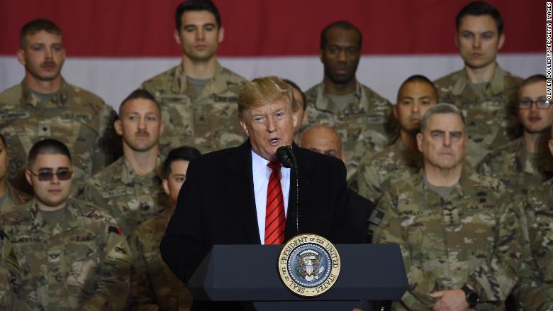 Trump makes surprise visit to troops in Afghanistan