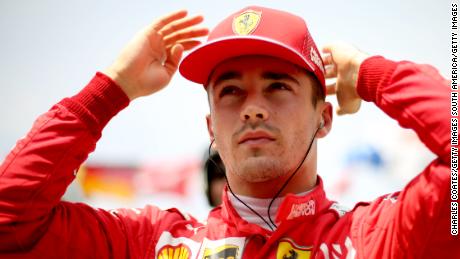 SAO PAULO, BRAZIL - NOVEMBER 17: Charles Leclerc of Monaco and Ferrari prepares to drive on the grid before the F1 Grand Prix of Brazil at Autodromo Jose Carlos Pace on November 17, 2019 in Sao Paulo, Brazil. (Photo by Charles Coates/Getty Images)