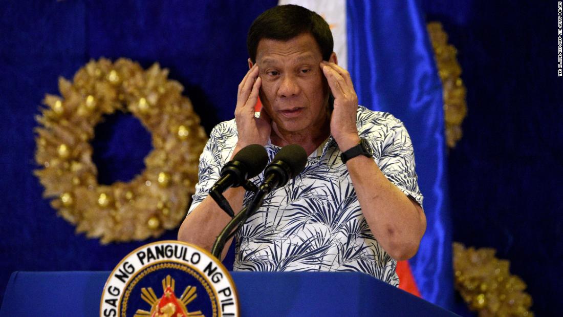 I was 'fighting against my own government' in drug war, Philippines President Duterte says