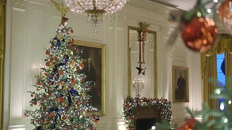 white house christmas decoration 2020 Melania Trump Highlights Spirit Of America For Holiday Decoration Theme Cnnpolitics white house christmas decoration 2020