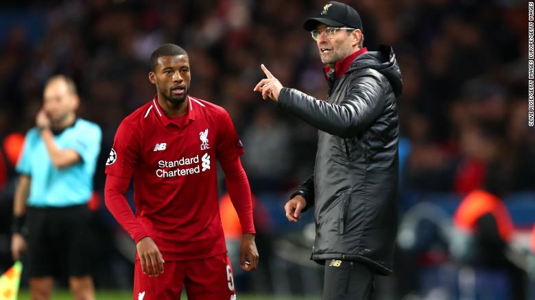 Liverpool star Georginio Wijnaldum credits Klopp for developing his game