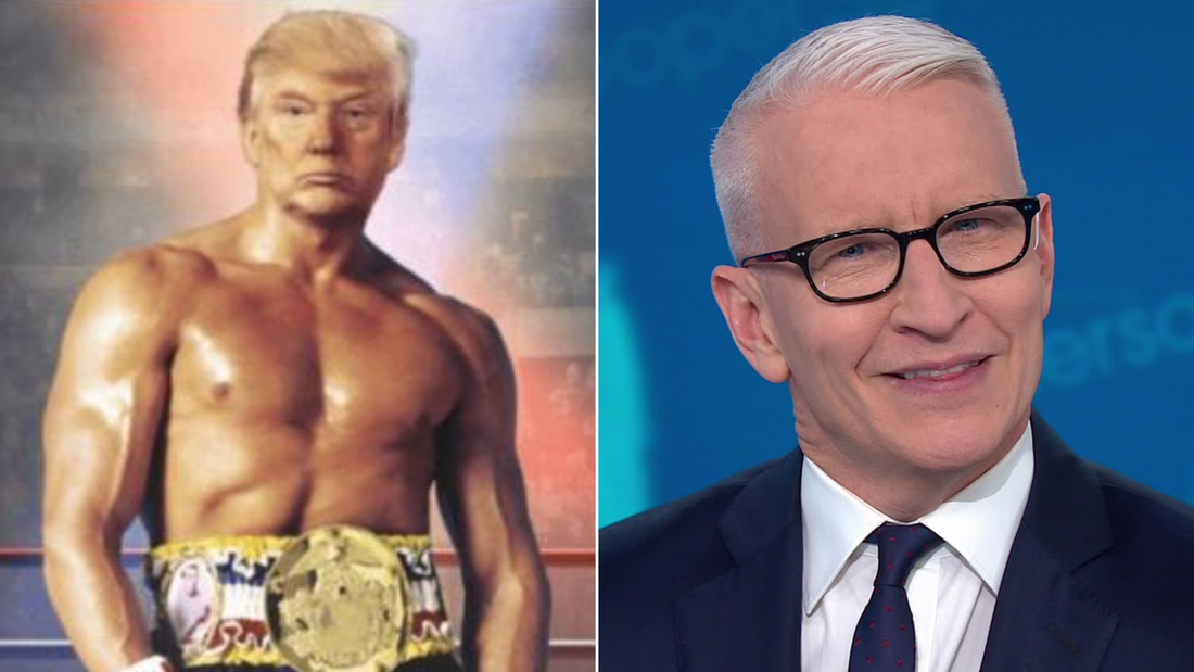 Anderson Cooper Skewers Trump S Photoshopped Image Of Himself Cnn Video