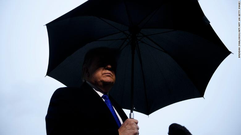Trump speaks to the press before departing from the White House on December 2, 2019 in Washington,DC en route to London, to meet with NATO leaders for the 70th anniversary of the alliance.