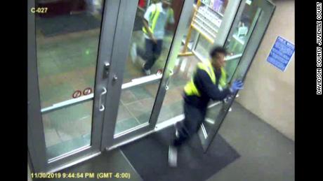 Security video shows the moment when four teens escaped a juvenile detention center.