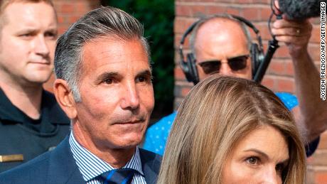 Mossimo Giannulli leaves the Boston Federal Courthouse after a preliminary hearing on August 27, 2019. 