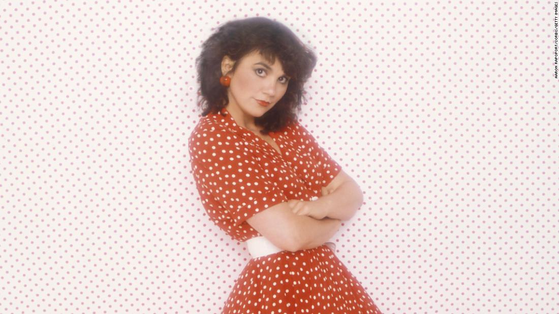 Ronstadt continued to rack up Grammy wins and nominations throughout the 1980s, including two nods for her album &quot;Get Closer.&quot; Seen here is the dress she wears on the cover of the 1982 album. 