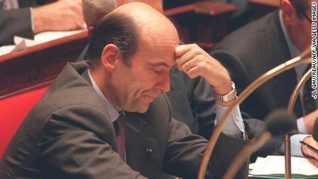 French Prime Minister Alain Juppé during a weekly parliament question and answer session in November 1995.