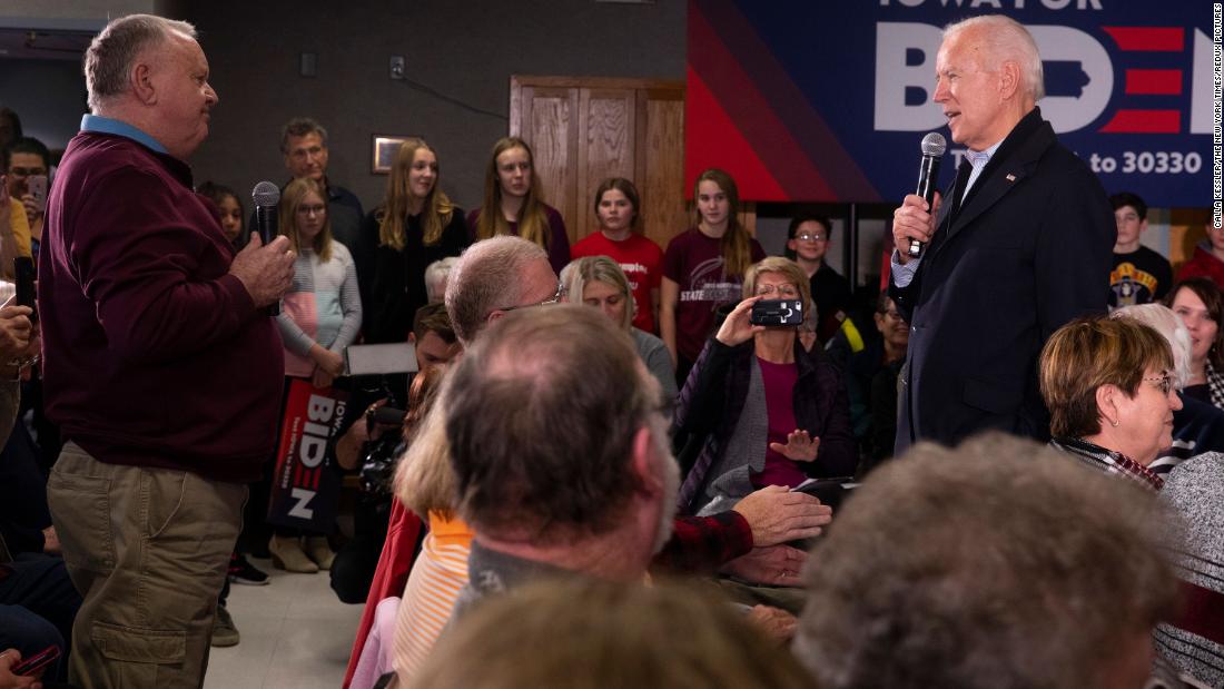 Biden is questioned about his son Hunter during a campaign stop in New Hampton, Iowa, in December 2019. Biden grew visibly frustrated with the man, &lt;a href=&quot;https://www.cnn.com/2019/12/05/politics/joe-biden-damn-liar-exchange/index.html&quot; target=&quot;_blank&quot;&gt;calling him a &quot;damn liar&quot;&lt;/a&gt; after the man accused Biden of sending his son to Ukraine &quot;to get a job and work for a gas company, that he had no experience with gas, nothing.&quot; Hunter Biden served on the board of a Ukrainian gas company while his father was vice president. He said recently he used &quot;poor judgment&quot; in serving on the board of the company while his father was pushing anti-corruption measures in Ukraine on behalf of the US government, but he added that he didn&#39;t do anything improper. There is no evidence of wrongdoing by either Joe or Hunter Biden.