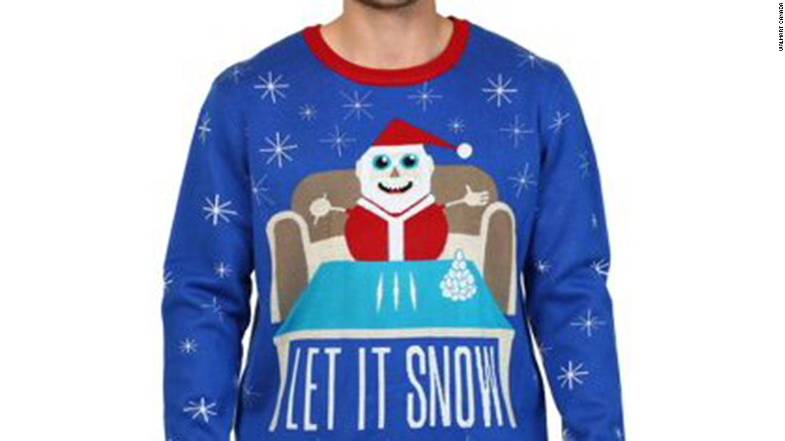 Christmas Sweater With Santa And Cocaine Forces Walmart To Apologize Cnn Business