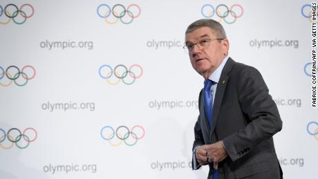 International Olympic Committee president Thomas Bach, pictured Decemeber 5, 2019.